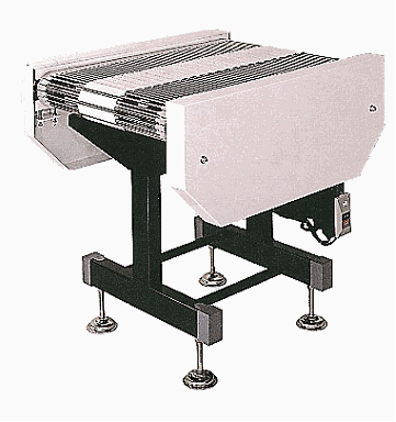 LINE DIVERTERS MK-118, FROM NISSIN ELECTRONICS. LINE DIVERTER FOR CONVEYOR MOUNTED METAL DETECTORS, LINE DIVERTERS FOR AUTOMATIC HIGH SPEED CHECKWEIGHERS FOR FOOD, PHARMACEUTICAL, CHEMICALS